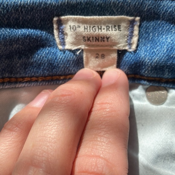 Madewell High-Rise Raw Hem Skinny Jeans - Picture 11 of 12